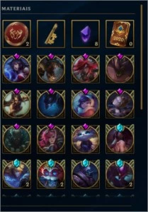 Conta / League of Legends / 224 Skins / Level 225+ LOL