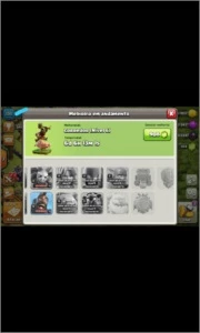 clash of clans cv10 quase tudo full barato