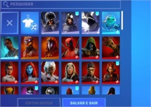 CONTA FORTNITE 113 SKINS + SALVE O MUNDO FUNDADOR+ JOGOS