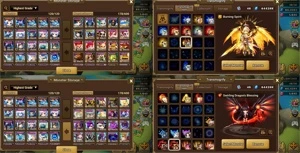 Summoners War Global C1/C2 Lydia Seara Bastet Gany Hathor