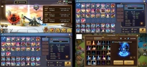 Summoners War Global C1/C2 Lydia Seara Bastet Gany Hathor