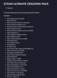 Steam Ultimate Cracking Pack - Outros