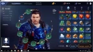 lvl 45, 38k PP, Sv SA63, Conquista 6, PET VERMELHO, Mir4