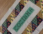 Tela para bordar em talagarça TE-09 - 72 x 45 cm - Artesanato e Personalizados