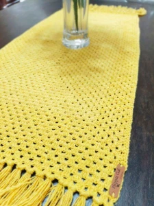 Trilho de Mesa Curto em Crochê - Artesanato e Personalizados