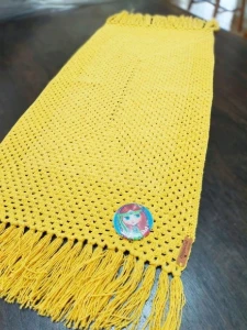 Trilho de Mesa Curto em Crochê