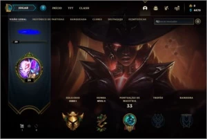 CONTA LEAGUE OF LEGENDS OURO 1 LOL