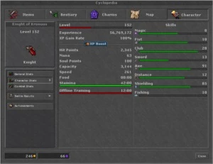 Sell Ek 152 Ombra com ferumbras dummy - Tibia