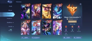 Conta de Mobile legends com 7 skins legends