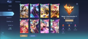 Conta de Mobile legends com 7 skins legends