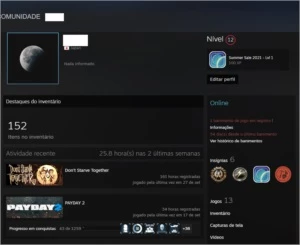 CONTA STEAM COM CSGO PRIME E + 9 GAMES - Counter Strike
