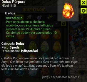 Dofus purpura (80% dano)