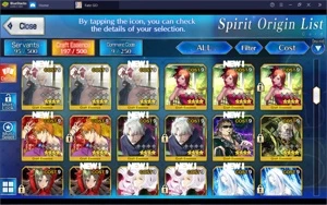 Conta Fate Grand Order Semi noob.