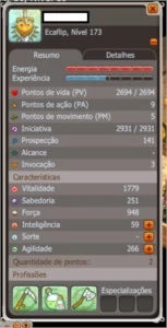 Conta Dofus Ecaflip 173 + Mount Camaleoa + Set Vivo
