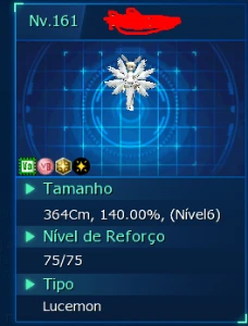 Conta LADMO Omega lvl160 Tamer - Digimon Masters Online