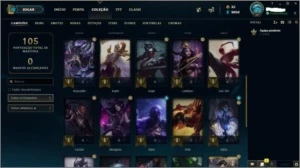 conta league of legends diamond LOL
