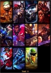 CONTA GOLD I - 37 CHAMPS 11 SKINS 4 PAGINAS DE RUNA - League of Legends LOL