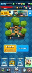 Conta Clash Royale nível 13, 9 lendárias e 26k+ de gold
