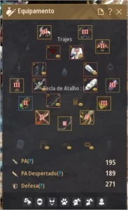 Conta com skins BlackDesert SA - Black Desert