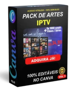 Pack Canva Premium Imagens Editaveis De Iptv