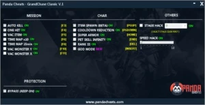 HACK GRAND CHASE CLASSIC - PANDA CHEATS V.1 [PREMIUM] - Outros
