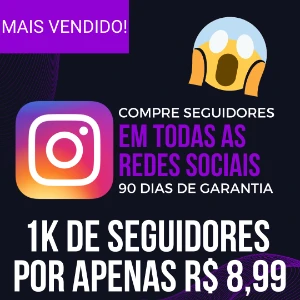 [PROMOÇÃO] Seguidores Instagram por apenas R$ 1,00 - Redes Sociais