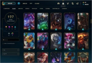 CONTA LOL D3, 127 SKINS, TODOS OS CHAMPS, 43K ES AZUL - League of Legends