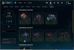 CONTA LOL D3, 127 SKINS, TODOS OS CHAMPS, 43K ES AZUL - League of Legends