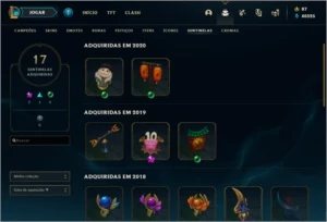 CONTA LOL D3, 127 SKINS, TODOS OS CHAMPS, 43K ES AZUL - League of Legends