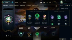 CONTA NVL 420, PLATINA IV, COM TODOS OS DADOS DE CRIAÇÃO - League of Legends LOL