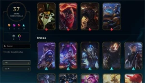 Conta lol barata com ótimas skins - League of Legends