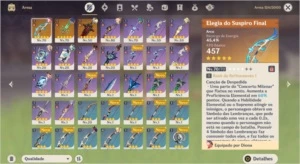 AR48, HuTao, Yoimya, Túmulo, Lança de jade e Elegia - Genshin Impact
