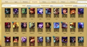 CONTA LEAGUE OF LEGENDS BR- 5 SKINS - 30 CHAMPS - UNRANKED LOL