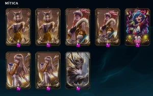 Conta LoL+Valorant - 363 skins no LoL, 19 skins no Valorant - League of Legends