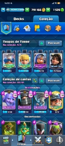 Conta de Clash Royale