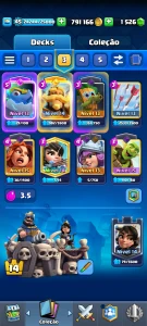 Conta de Clash Royale
