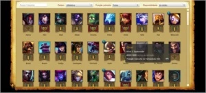 CONTA LOL 118 HEROIS - 40 SKINS - League of Legends