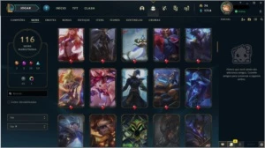 CONTA LOL NVL 259 GOLD4 116 SKINS - League of Legends