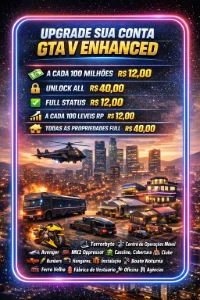 🔥 Transforme Sua Conta GTA V Enhanced em Conta Elite