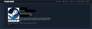 CONTA STEAM (USADA) com 188 jogos