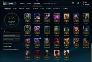 Conta LOL D3, 75 champ, 24 skins, 86 icones - League of Legends