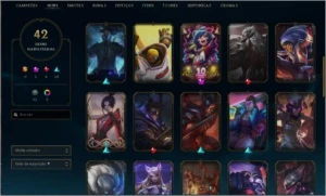 CONTA  LEAGUE OF LEGENDS BARATA LOL
