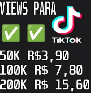 Views Para Videos Tiktok - Envio Imediato Em Até 24H ✅ - Redes Sociais
