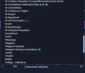 Painel Revenda De Seguidores Facebook,Instagram, Kwai,Tik-T - Redes Sociais