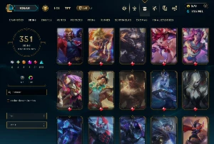 Conta No Lol Diamante 350 Skins,Todos Os Campeões,200 Croma+ - League of Legends