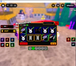 Conta do Roblox Anime Kingdom LEV 110