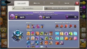 CV 13 FULL COM VÁRIOS ITENS - Clash of Clans