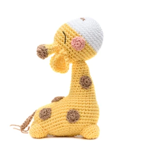 Girafa Amigurumi Média Decoração Infantil Artesanal - Artesanato e Personalizados