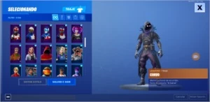 Conta Fortnite com muitas skins Raras