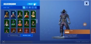 Conta Fortnite com muitas skins Raras